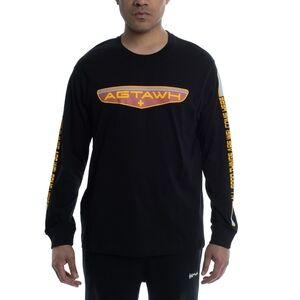 AGTAWH Long Sleeve T-Shirt | Jet Black | Size XXL